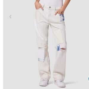 Hudson Jeans Thalia 90s Loose Fit Jean in Rip and Repair Men